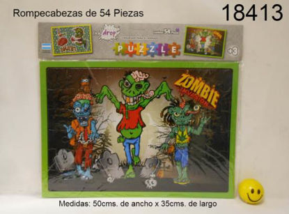 Imagen de ROMPECABEZAS DE 54 PIEZAS "ZOMBIES" 6.24